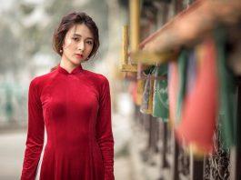 Áo dài diện Tết