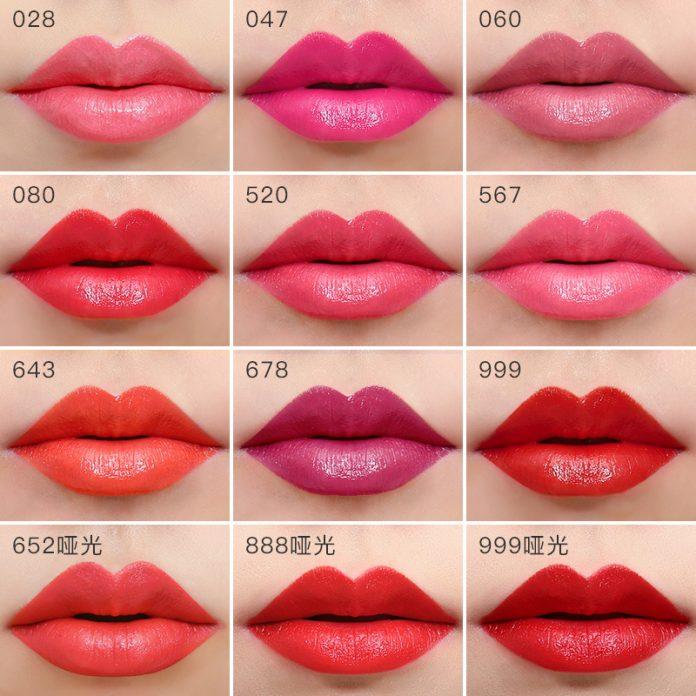 Sắc son vô cùng đa dạng của Rouge Dior Lipstick (Ảnh: Internet)