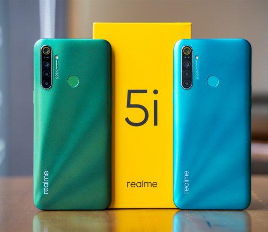 Điện thoại Realmi 5i với thiết kế mới. Ảnh: interrnet