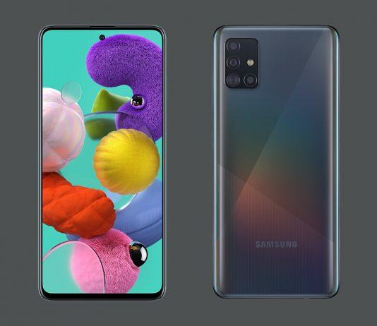 Samsung Galaxy A51 có thiết kế đẹp. Ảnh: internet