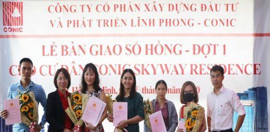 bàn giao sổ hồng