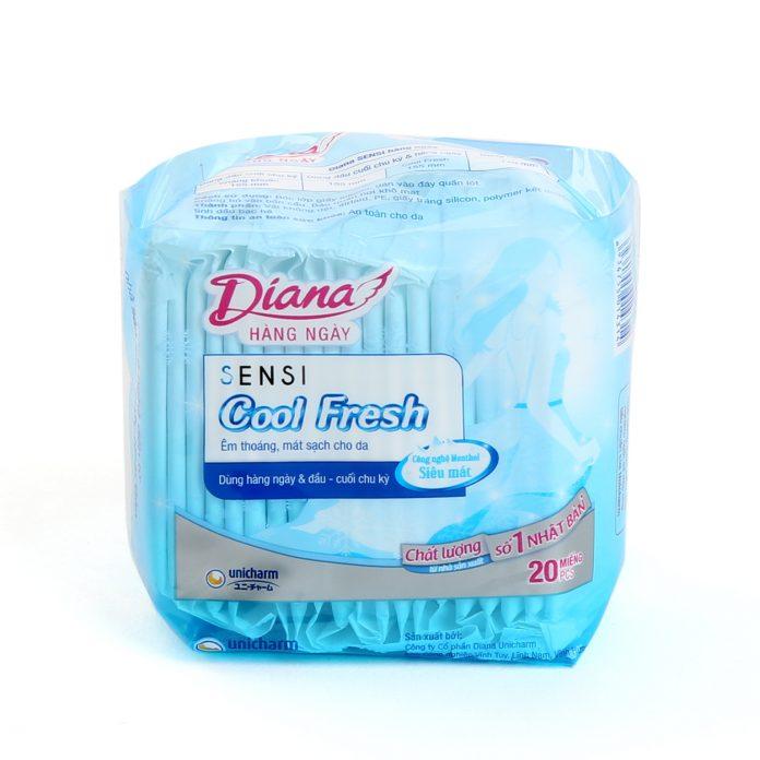 Băng vệ sinh diana sensi cool fresh (nguồn ảnh: internet)