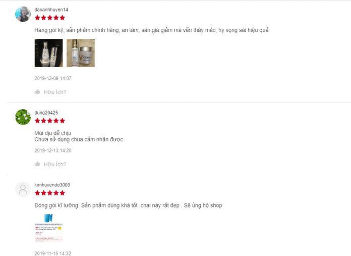 Đánh giá từ khách hàng sử dụng sản phẩm trên Shopee (Ảnh: BlogAnChoi)