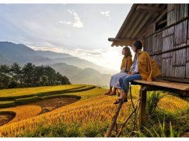 Mù Cang Chải mùa lúa đổ. (Ảnh: BlogAnChoi)