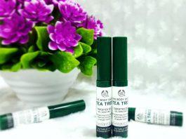 gel trị thâm mụn the body shop tea tree