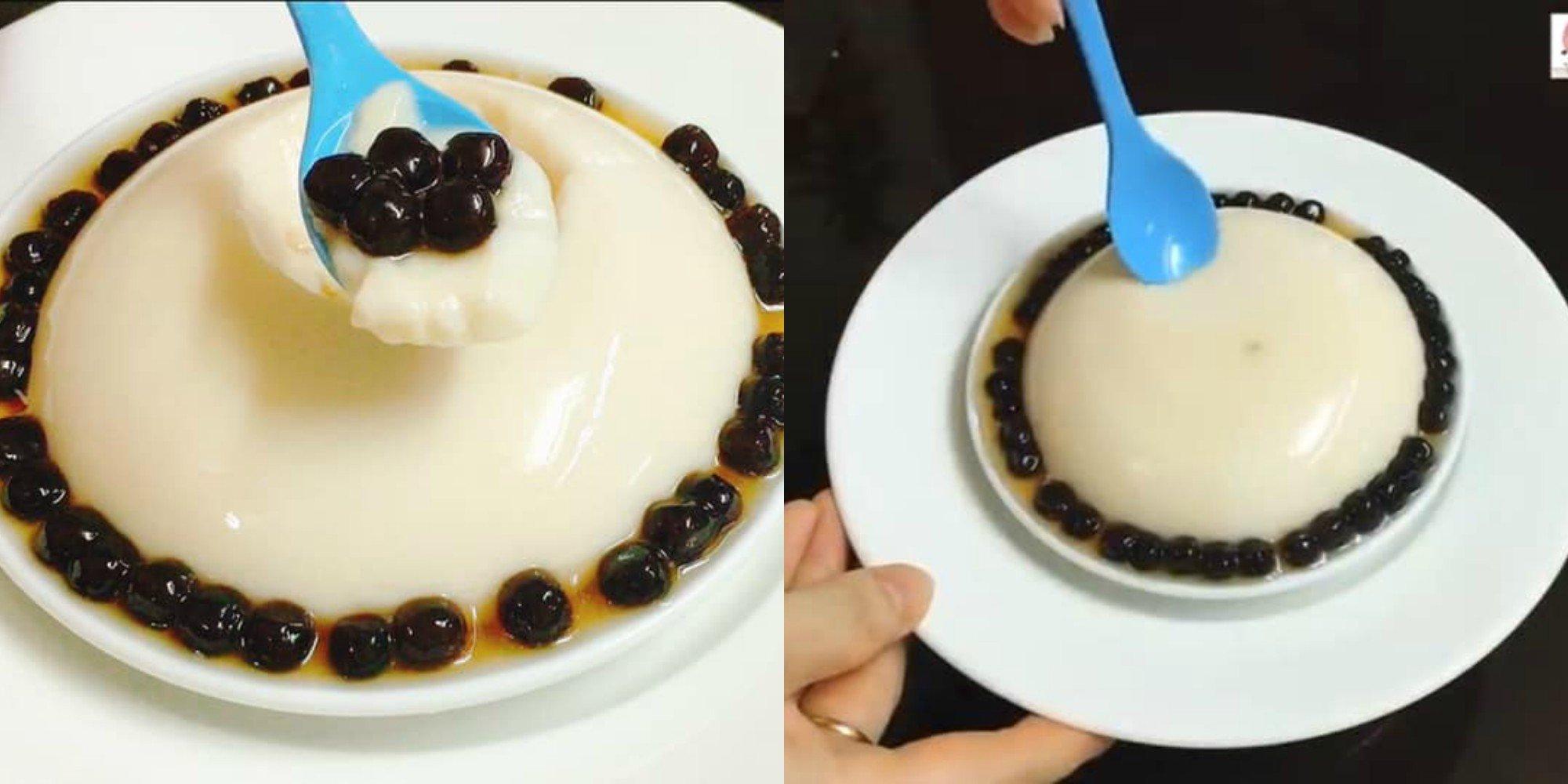Cách làm Pudding đậu nành trân châu (tàu hũ trân châu) đang “cực hot” - BlogAnChoi
