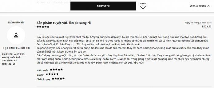 Chỉ thay đổi dòng sản phẩm làm sạch nhưng nàng sẽ sở hữu làn da không tưởng, mướt mịn hơn như vị khách hàng nữ này đấy. (Ảnh: BlogAnChoi)