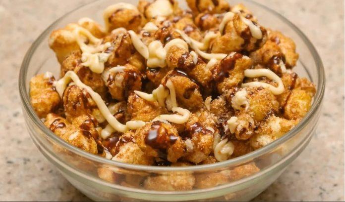 Bắp rang bơ xốt caramen thành phẩm (Ảnh: Internet)