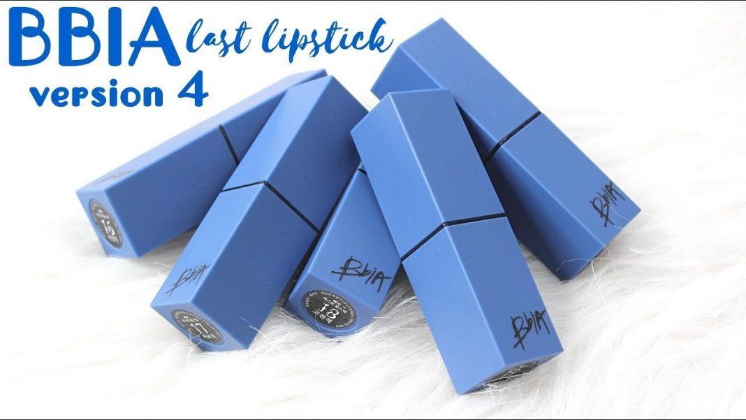 Review son không chì BBIA Last Lipstick Version 4