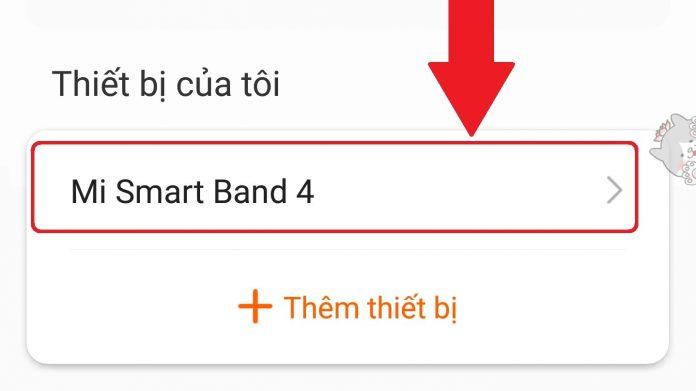 Chọn thiết bị là Mi Smart Band 4 (Ảnh: BlogAnChoi)