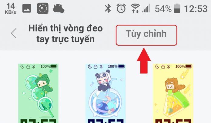 Chọn vào mục tùy chỉnh nhé (Ảnh: BlogAnChoi)