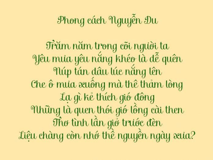 Dịch thơ ảo tung chảo 