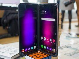Màn hình kép của LG V60. Ảnh: internet