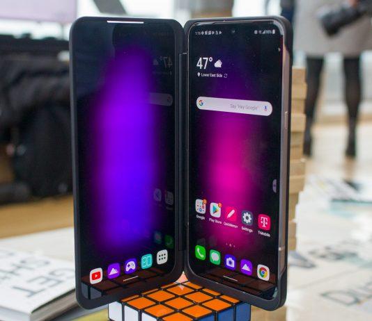 LG V60 ThinQ: Điện thoại có màn hình kép của LG Màn hình kép của LG V60. Ảnh: internet