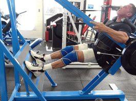 Máy tập chân swing squat.