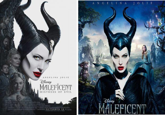 Poster 2 phần phim Maleficent