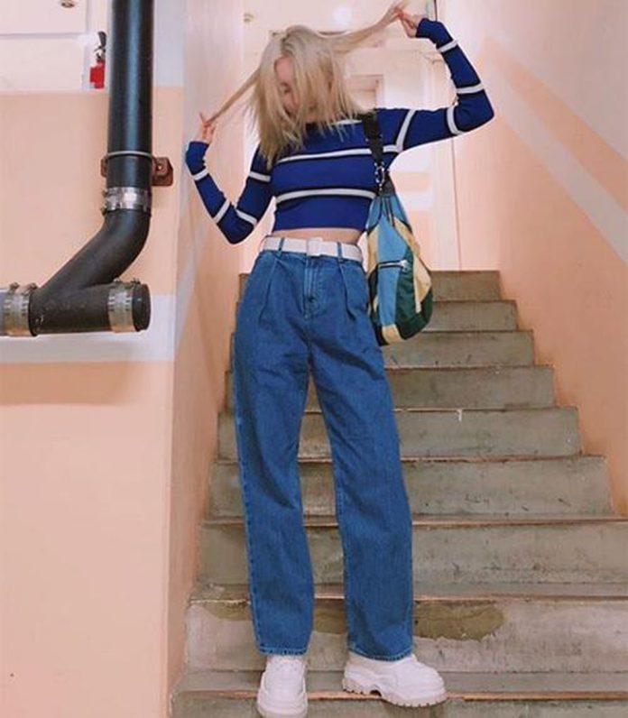 quần jeans ống đứng