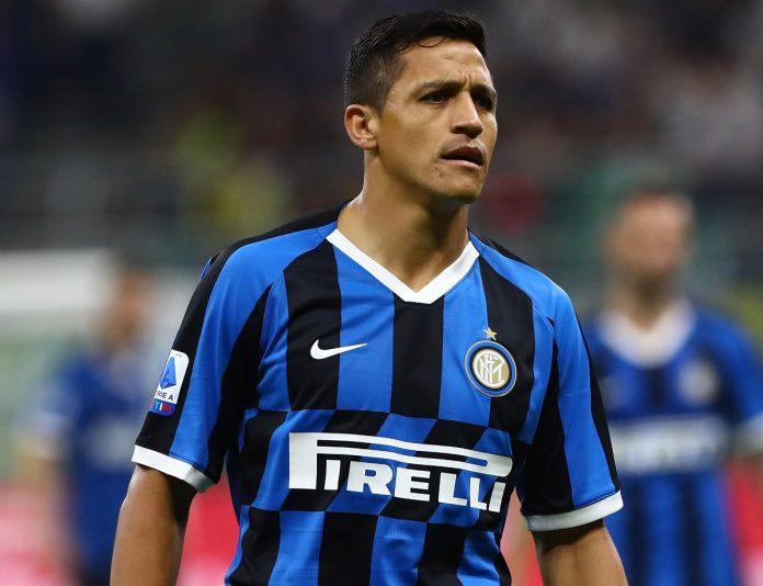 Alexis Sanchez trong màu áo Inter Milan