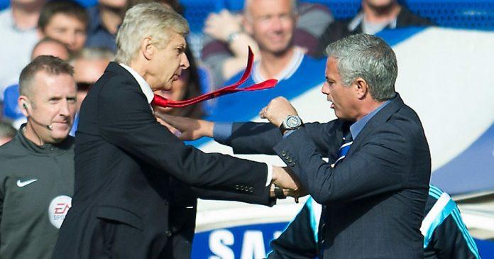 Wenger và Mourinho đã từng "nảy lửa" với nhau