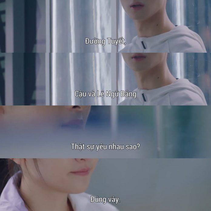 Đường Tuyết cũng không ngần ngại chia sẻ thẳng thắn với Dụ Ngôn,. (Ảnh: Internet)