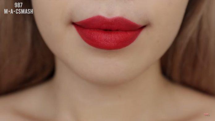 MAC Smash là sắc đỏ thuần, giúp nàng có vẻ đẹp quý phái và kiêu hãnh. (nguồn: Internet)