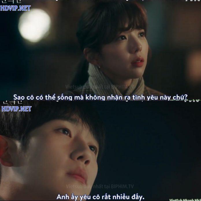 Tình yêu Ha Won dành cho Ji Soo lớn tới nhường nào cô không cảm nhận được, chỉ có Seo Woo biết điều đó (Ảnh: Internet)
