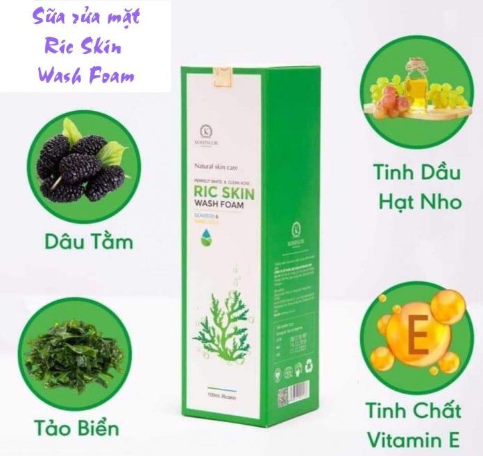Review sữa rửa mặt Ric Skin Wash Foam của Kohinoor: Da sạch khỏe, sáng mịn 6 (Ảnh: Internet)