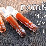 Romand Milk Tea Velvet Tint có chất son mịn và mượt rất thích. (nguồn: Internet)