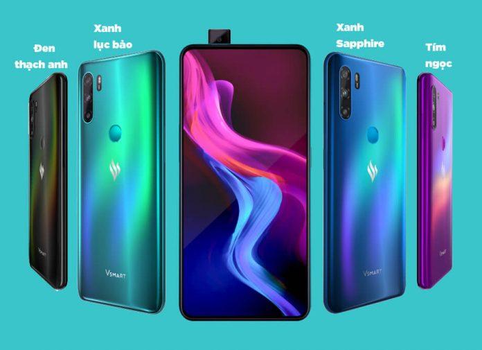 Vsmart active 3 và bản màu. Nguồn: Internet.