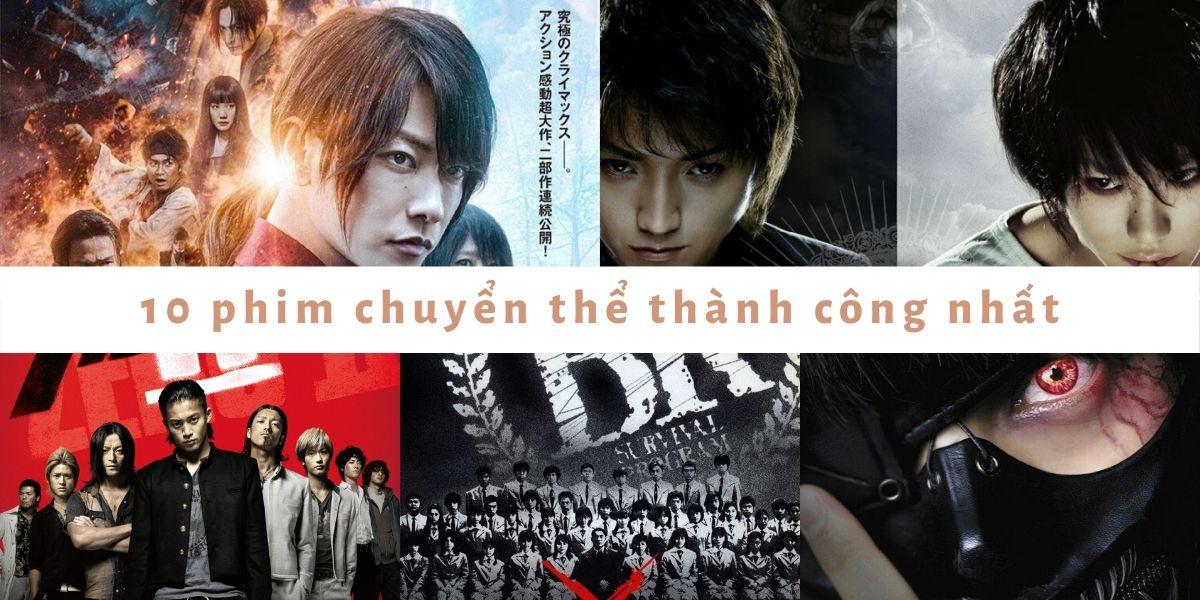 10 phim điện ảnh Nhật Bản chuyển thể từ manga thành công nhất