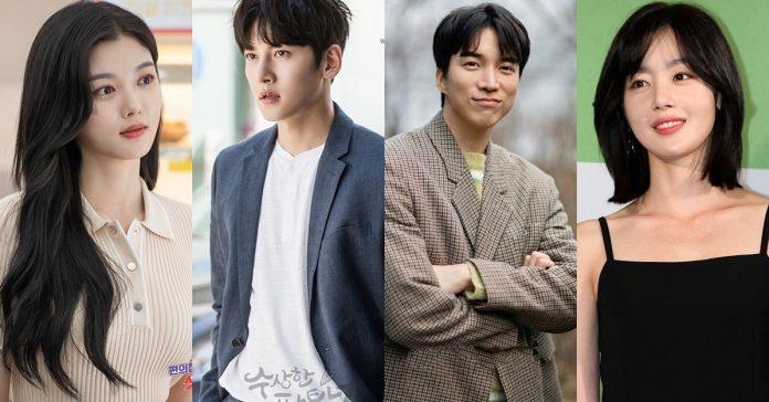 Dàn diễn viên của Backstreet Rookie từ trái qua phải gồm Kim Yoo Jung, Ji Chang Wook, Do Sang Woo và Han Sun Hwa tham gia Running Man (Ảnh: Internet)