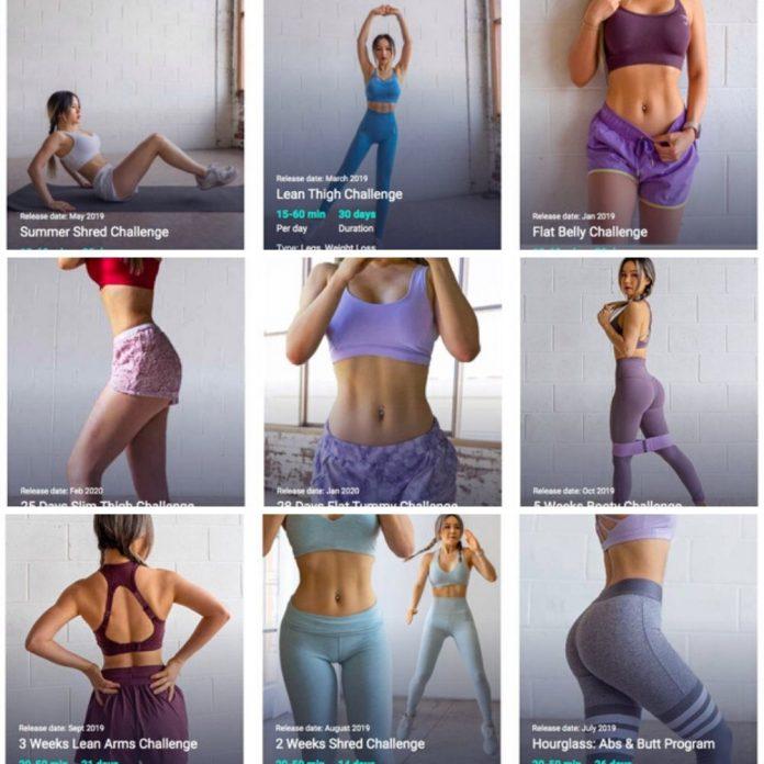 Những bài tập của Chloe Ting rất được quan tâm 