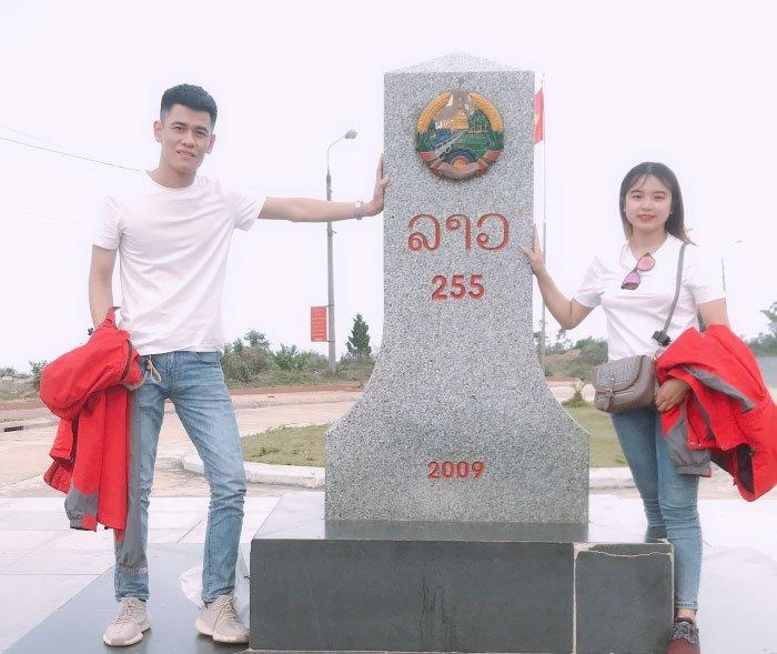 Cột mốc số 255 biên giới Việt - Lào. (Nguồn: BlogAnChoi)