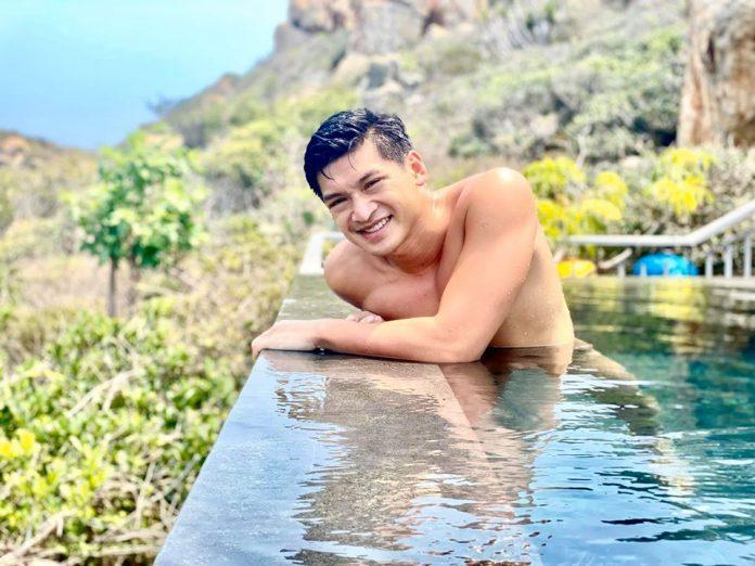 Những bức ảnh "hot body" của Huy Phan được Quách Thái Công chụp rất nhiều. (Ảnh: Internet)