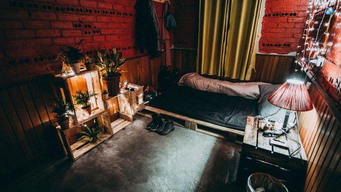 Không gian phòng ngủ ở đây được thiết kế theo phong cách Vintage. (Ảnh: Internet).
