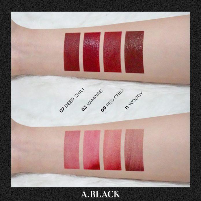 A.Black Artistic Velvet Tint có độ bám màu tương đối (Ảnh: Internet)