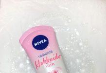 Sữa rửa mặt NIVEA Hokkaido Rose. (Ảnh: BlogAnChoi)