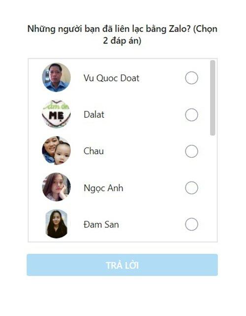 Chọn những người mới liên lạc với bạn. Ảnh: internet
