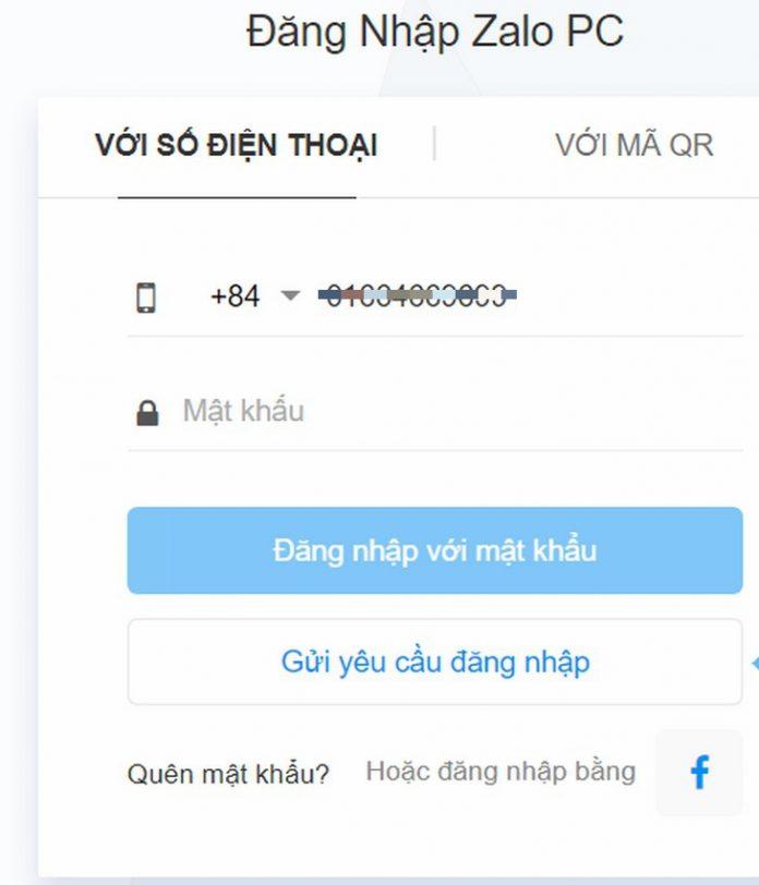 Chọn Gửi yêu cầu đăng nhập. Ảnh: internet