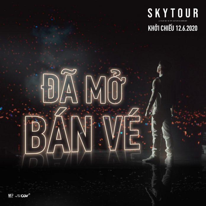 Mở bán vé Sky Tour Movie trên các rạp phim (Ảnh: Internet)