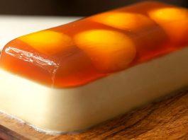 Món thạch trà đào vừa ngon vừa bắt mắt lại giàu dinh dưỡng (Nguồn: Internet)