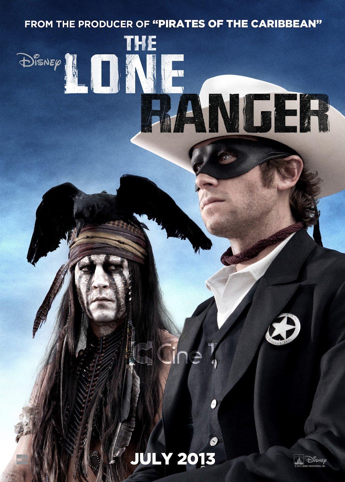 Poster phim The Lone Ranger (Nguồn: Internet)
