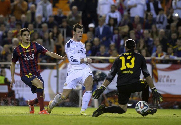 Pha solo ấn tượng của Bale trong trận đấu với Barcelona (Nguồn: Internet)