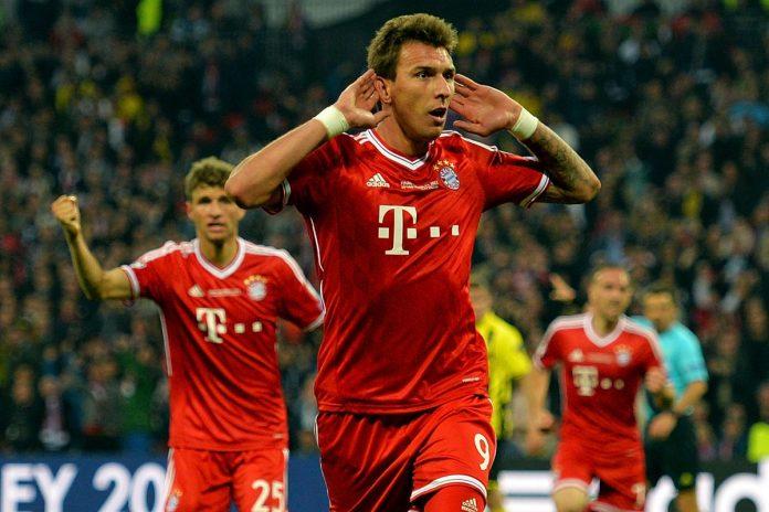 Mandzukic ghi bàn mở tỉ số trận chung kết (Ảnh: Internet)
