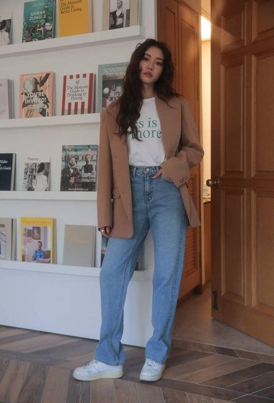 Thanh lịch khi đi cùng blazer