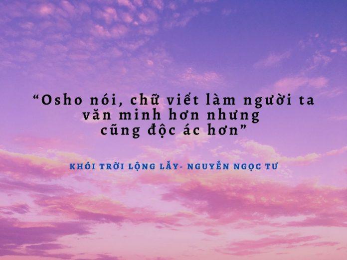 Một trích dẫn trong Khói Trời Lộng Lẫy. (Nguồn: BlogAnChoi)