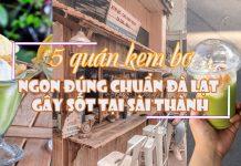 5 quán kem bơ ngon đúng chuẩn Đà Lạt gây sốt tại Sài Thành (Nguồn: Internet)