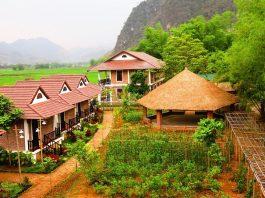 Những ngôi nhà với sự kết hợp nét văn hóa của người Thái Trắng thực sự gây ấn tượng với du khách (Nguồn: Sol Bungalows)