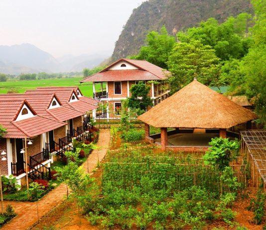 Những ngôi nhà với sự kết hợp nét văn hóa của người Thái Trắng thực sự gây ấn tượng với du khách (Nguồn: Sol Bungalows)