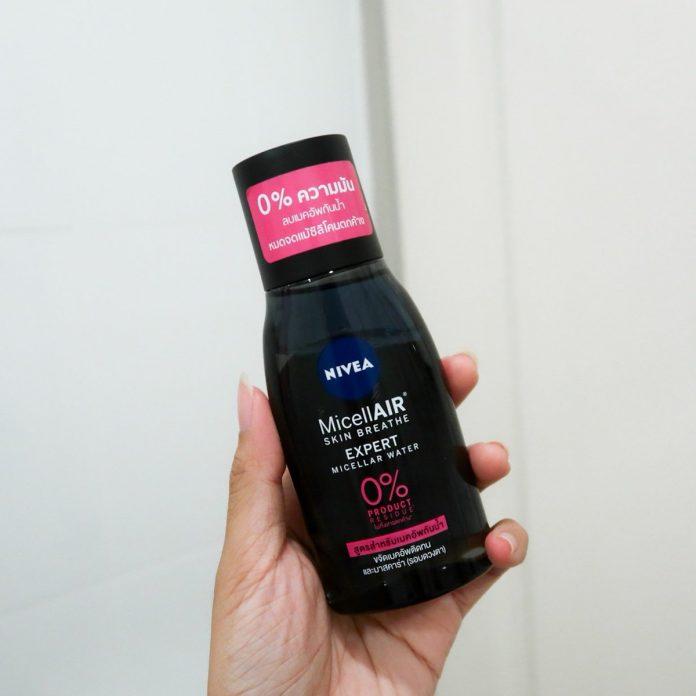 Nước tẩy trang Nivea MicellAir Skin Breathe giúp loại bỏ lớp make up hiệu quả. (Ảnh: Internet)